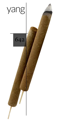 instrument de réflexologie faciale en bois de mimosa - Moxas d’armoise