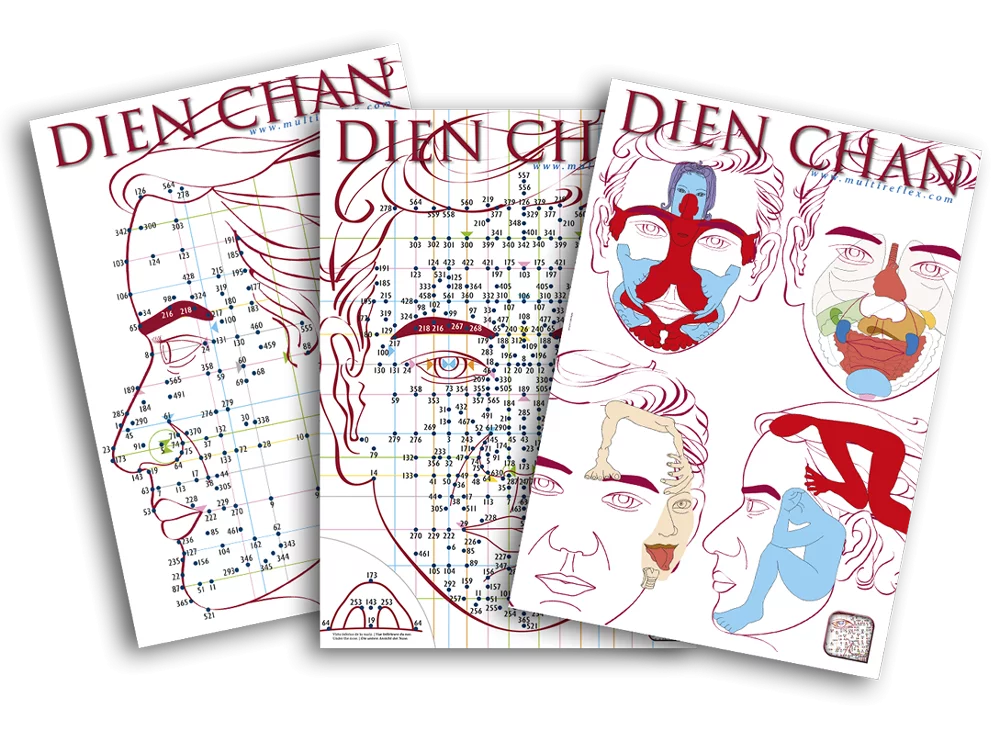 livro técnicas de massagem facial natural - Jogo dos três posters